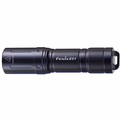 Fenix E01 V2.0, Lampe torche, Noir, 2 m, IP68, LED, 50000 h