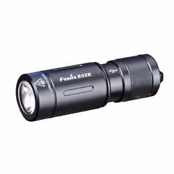 Fenix E02R, Lampe torche, Noir, Aluminium, 2 m, IP68, LED