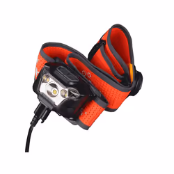 Fenix HL18R-T torche et lampe de poche Noir, Rouge Lampe frontale