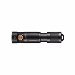 Fenix E05R, Lampe torche, Noir, Duraluminium, Boutons, Rotatif, 2 m, IP68