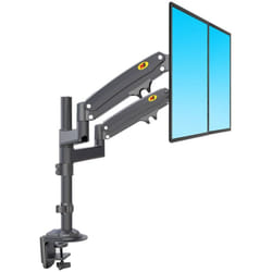 North Bayou - nb H180 – Support orientable robuste design pour deux écrans pc 22-32 pouces