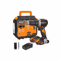 Perceuse-visseuse - WORX - WX102 - Brushless 20V - 60Nm - Mandrin 13mm
