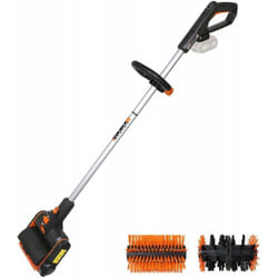 WG441E.9 fil 20 v avec 2 brosses sans batterie ni chargeur, noir/orange - Worx