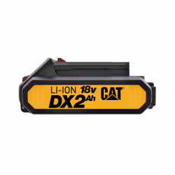 CAT DXB2, 2000 mAh, Lithium-Ion (Li-Ion), 18 V, Noir, Jaune, 1 pièce(s)