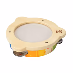 Hape Mr.Tambourine, Instrument de musique jouet, Tambourin, 1 an(s), Multicolore