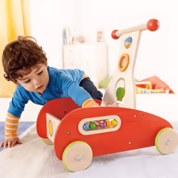 Hape Wonder trotteuse pour bébé Rouge, Bois