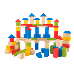 Hape Build Up and Away Blocks, 1 an(s), 100 pièce(s), Bois