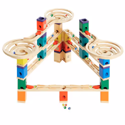 Hape Quadrilla Vertigo Marble Run, Circuit à billes, 4 an(s), Synthétique ABS, Verre, Panneaux MDF, Contre-plaqué, Polypropyl ...