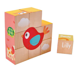 Hape E0452 puzzle Puzzle en cubes 9 pièce(s) Animaux