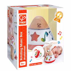 Hape Rotating Music Box, Garçon/Fille, Effets lumineux, Sonore