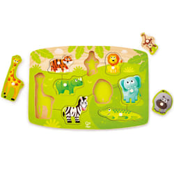 Hape E1405 puzzle Puzzle en cubes 10 pièce(s) Animaux