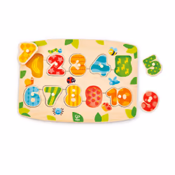 Hape Number Peg Puzzle, 11 pièce(s), Education, 3 an(s)