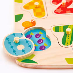 Hape Number Peg Puzzle Puzzle à formes 11 pièce(s) Education