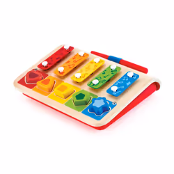 Hape E0334, Instrument de musique jouet, Xylophone, 1 an(s), 470 g, Multicolore