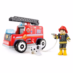Hape E3024, Camion de pompier, 3 an(s), Bois, Rouge