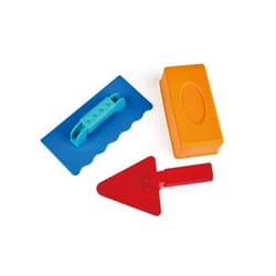 Kit Maçon - HAPE - Jeu de plage facile à manipuler - Construction de châteaux de sable - Dès 18 mois