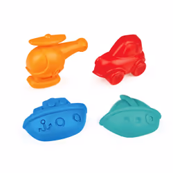 Hape E4085, Ensemble de jouets de plage, 1,5 an(s), Bleu, Orange, Rouge, Turquoise