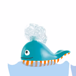 Hape E0216 jeu, jouet et adhésif de bain Jouet de bain qui arrose Bleu, Orange, Blanc