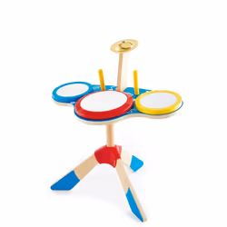 Hape E0613, Ensemble de jouets de musique, Cymbale, Batterie, 3 an(s), Multicolore