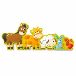 Hape Numbers & Farm Animals, 10 pièce(s), Animaux, 3 an(s)