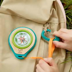 Hape Compass Set Boussole de navigation magnétique Bambou, Plastique - Vue supplémentaire 4