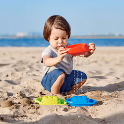 Hape E4091 jeu, jouet et adhésif de bain Bâteau de bain Bleu, Vert, Rouge