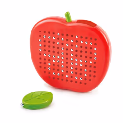 Hape Magnetic Drawing Board, 3 an(s), Garçon/Fille, Enfant, Vert, Rouge, 125 mm, 15 mm