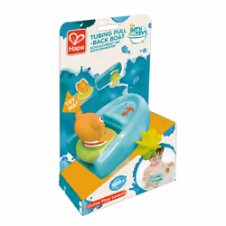 Hape Tubing Pull-back Boat Bâteau de bain Multicolore - Vue supplémentaire 5