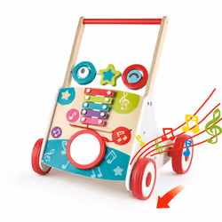 Hape My First Musical Walker, 4 roue(s), Bois, Multicolore