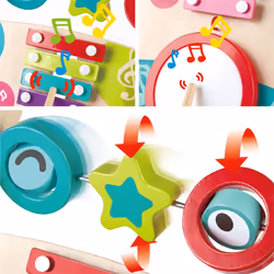 Hape My First Musical Walker trotteuse pour bébé Multicolore - Vue supplémentaire 6