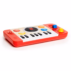 Hape DJ Mix & Spin Studio, Ensemble de DJ jouet, 1 an(s), 640 g, Multicolore