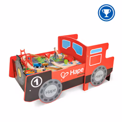 Hape Ride-on Engine Table, Piste de véhicules de jeu, 3 an(s), Multicolore