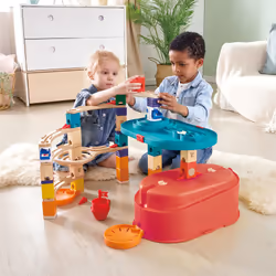 Hape Quadrilla Stack Track Bucket Set