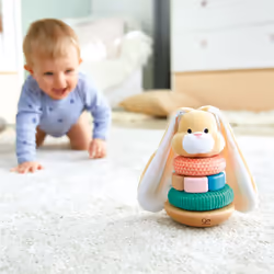 Hape Bunny Stacker jouet à moteur