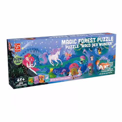 Puzzle de sol Glow in the Dark - HAPE - Magic Forest - 200 pièces - Paysage et nature