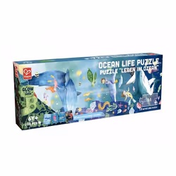 Puzzle Hape Glow In The Dark - Vie Océanique - 100-200 pièces - Pour Enfant de 6 ans et plus