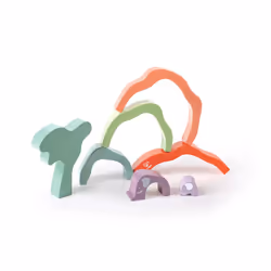 Hape E0489, Blocs d’empilage, 2 an(s), 7 pièce(s)