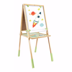 Hape Step Up Bamboo Easel, Vert, Bois, Enfants, Bois, Portrait, 3 an(s), Garçon/Fille