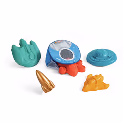 Hape Space Explorer Sand Ship Set, Ensemble de jouets de plage, 1,5 an(s), Multicolore