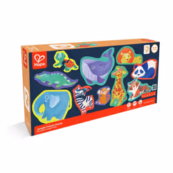 Hape Jungle Friends Puzzle Puzzle à formes Animaux