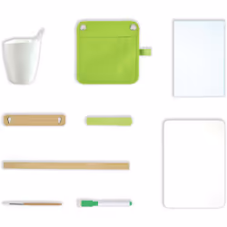 Hape Portable Bamboo Easel Vert, Bois - Vue supplémentaire 9