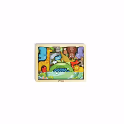 Hape Animal Kingdom Puzzle, Animaux, 3 an(s)