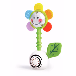 Hape Hochet fleur musical, Garçon/Fille, 0 mois, Batteries requises, Eclairage, Multicolore