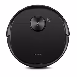 Ecovacs DEEBOT OZMO T8 AIVI, Sans sac, Noir, Rond, 0,42 L, 67 dB, Chargement