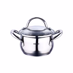 Bergner BG-6506, 1,7 L, Rond, Acier inoxydable, Acier inoxydable, Acier inoxydable, Acier inoxydable