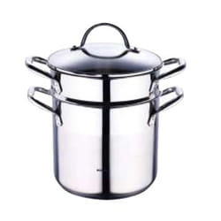 Bergner BG-6520 Casserole à pâtes 5 L 16 cm Acier inoxydable