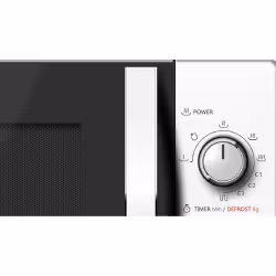 Toshiba MW-MG20P, Comptoir, Micro-onde combiné, 20 L, 800 W, Rotatif, Noir, Blanc
