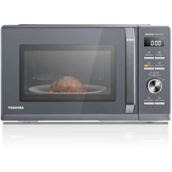 Toshiba - Micro-ondes combiné pose libre MW3-AG25PFI(MG) - Inverter - 900W - Grill 1000 w - 25L 3-in-1 - Gris morandi