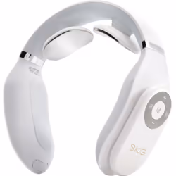 SKG 4098E - Blanc, Massage Combo, Cou, Blanc, Silicone, Boutons, Batterie