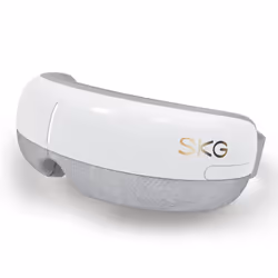 SKG E3-EN - Blanc, Massage par compression, Œil, Blanc, Plastique, Batterie, 5 W